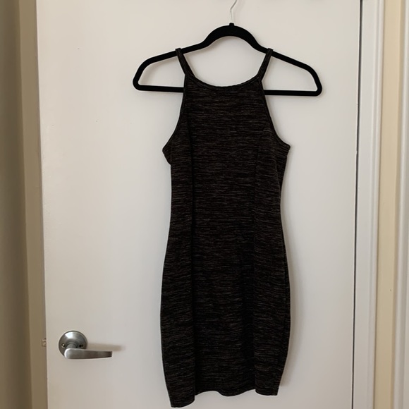 Garage Black Heathered Dress - Picture 1 of 3